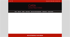 Desktop Screenshot of caraconstructions.com.au