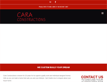 Tablet Screenshot of caraconstructions.com.au